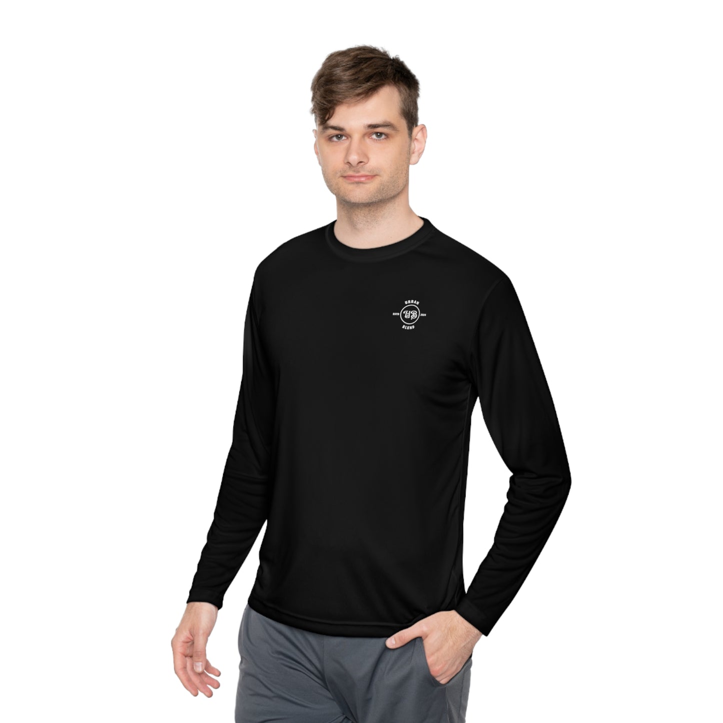 Urban Blend Unisex Lightweight Long Sleeve Tee