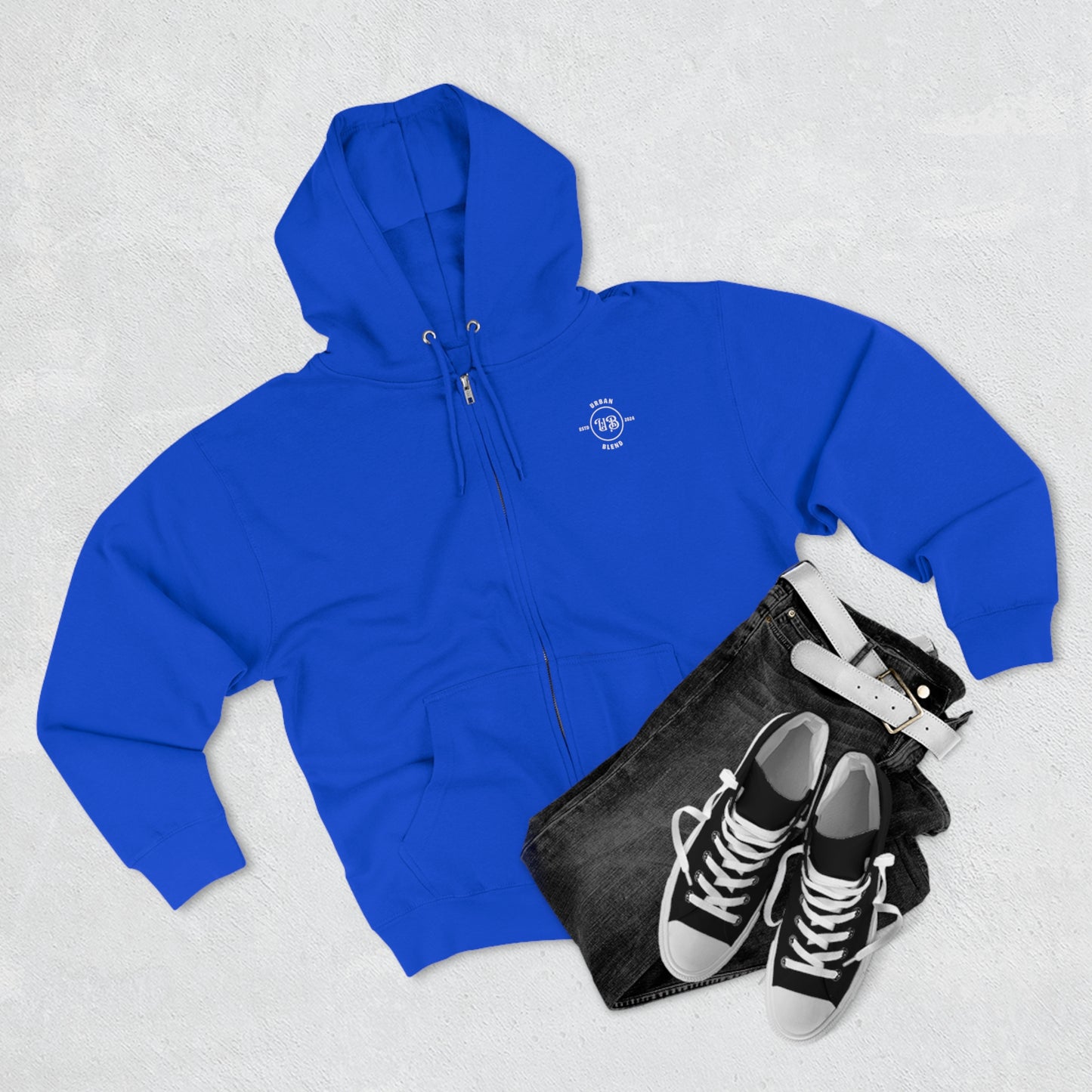 Urban Blend Unisex Zip Hoodie