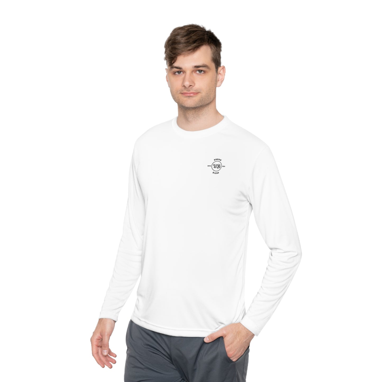 Urban Blend Unisex Lightweight Long Sleeve Tee