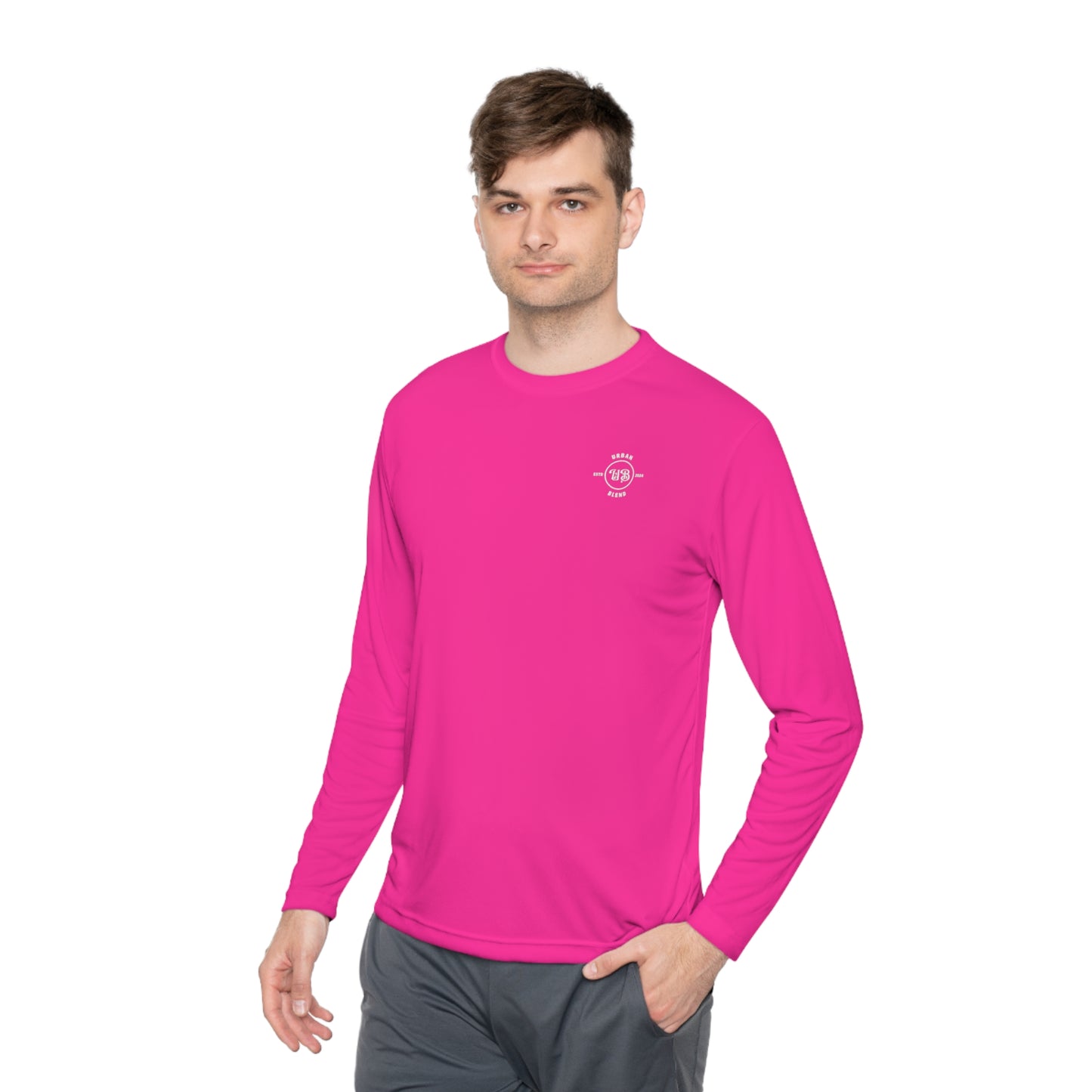 Urban Blend Unisex Lightweight Long Sleeve Tee