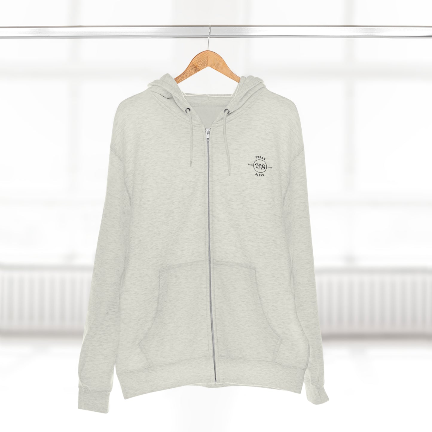 Urban Blend Unisex Zip Hoodie