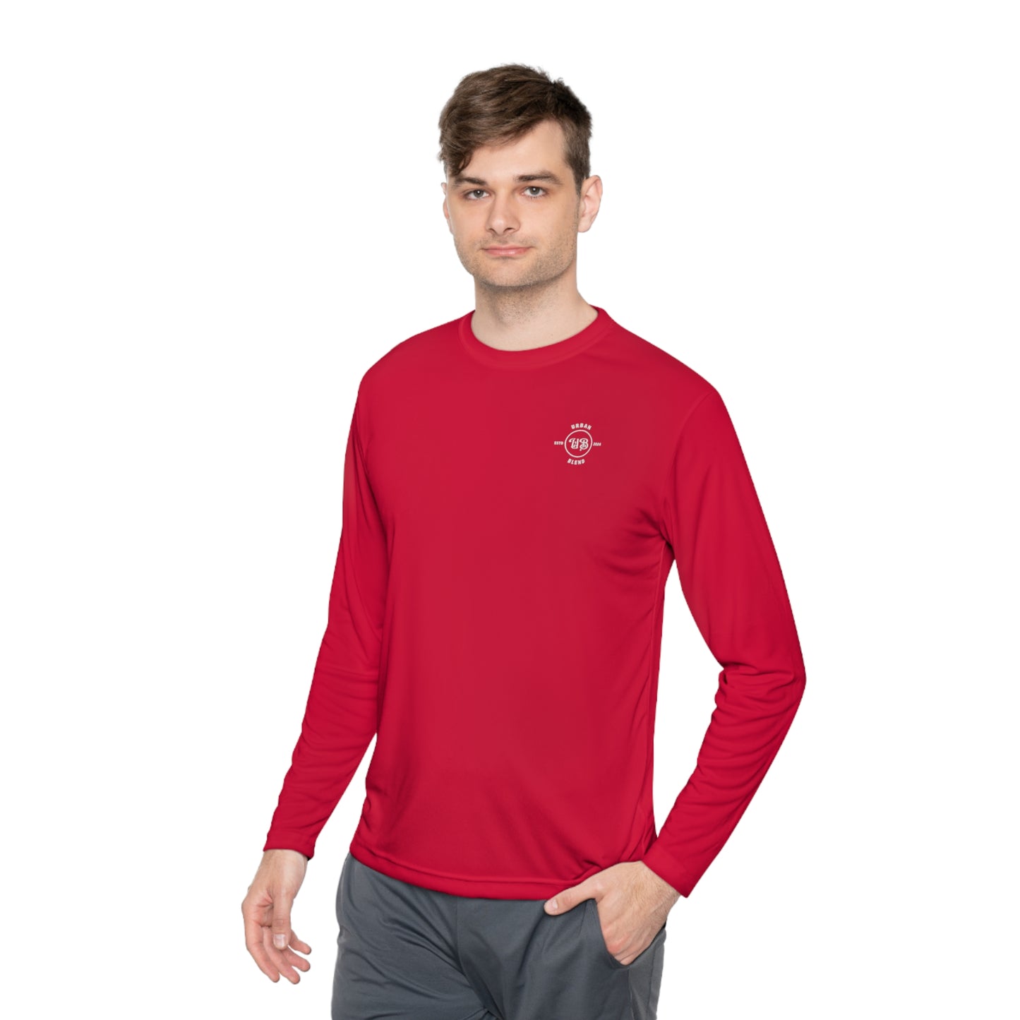 Urban Blend Unisex Lightweight Long Sleeve Tee