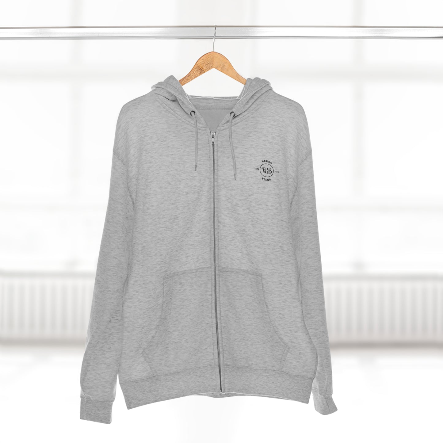 Urban Blend Unisex Zip Hoodie
